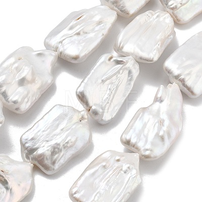 Natural Baroque Keshi Pearl Beads Strands PEAR-P064-01G-06A-1