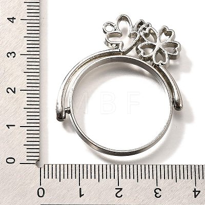 Alloy Open Back Bezel Pendants PALLOY-I223-16P-1