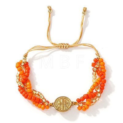 Adjustable Brass Link Bracelets FL7524-3-1