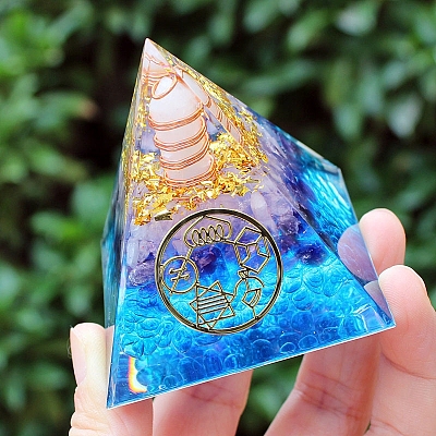 Orgonite Pyramid Resin Energy Generators PW-WG73B2D-01-1