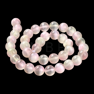 Natural Selenite Beads Strands G-P493-03B-1