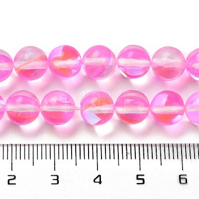 Transparent Glass Beads GLAA-B022-8mm-01-1