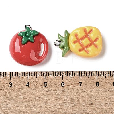 Opaque Resin Pendants RESI-I352-04P-1
