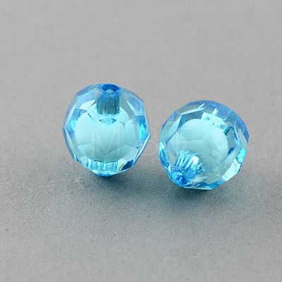Transparent Acrylic Beads TACR-S113-10mm-M-1