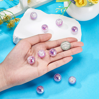 10Pcs Resin Beads PACR-TA0001-33I-1