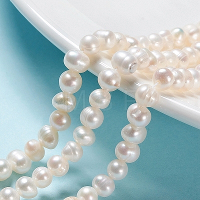 Natural Cultured Freshwater Pearl Beads Strands PEAR-I004-06-01A-1