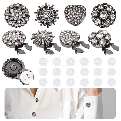 Alloy Cufflinks BUTT-NB0002-19B-1