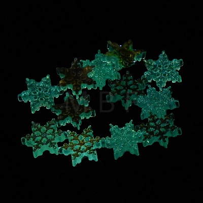 Luminous & Electroplate Resin Decoden Cabochons RESI-Z032-01A-1