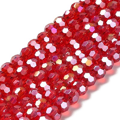 Transparent Glass Beads EGLA-A035-T6mm-B07-1