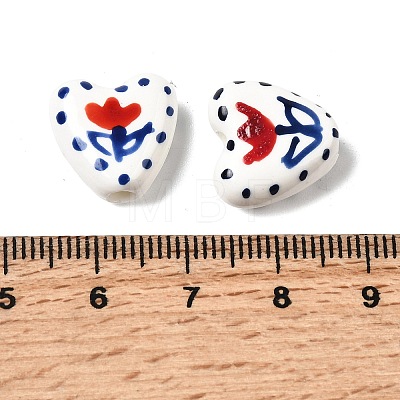 Handmade Porcelain Beads PORC-B007-02C-1