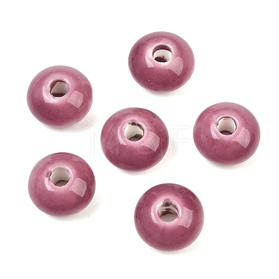 Handmade Porcelain Beads PORC-Q173-15x10mm-15-1