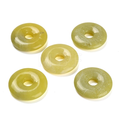 Natural Lemon Jade Pendants G-F831-A10-1