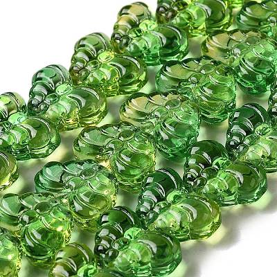 Transparent Glass Beads Strands GLAA-E049-01A-1