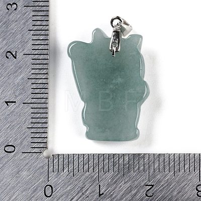 Natural Jadeite Carved Pendants G-F768-03-1