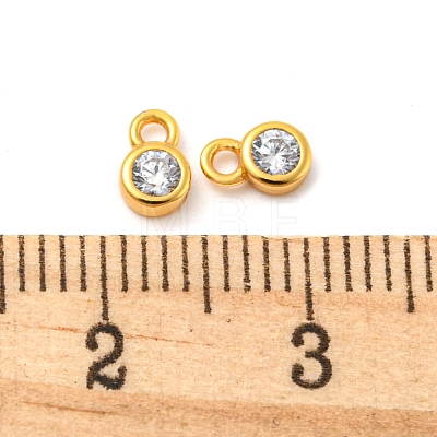 Real 18K Gold Plated 925 Sterling Silver Charms STER-K176-03F-G-1