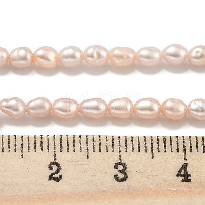 Natural Cultured Freshwater Pearl Beads Strands PEAR-P062-01G-1