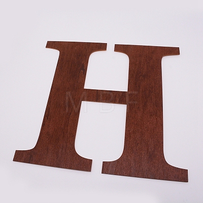 Large Natural Wood Letters for Christmas DIY-WH0181-65-1