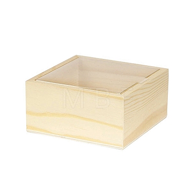 1Pc Wooden Storage Boxes WOCR-DJ0001-02A-1