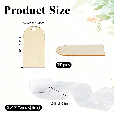 20Pcs Acrylic Wedding Seat Label AJEW-BM0001-24C-1
