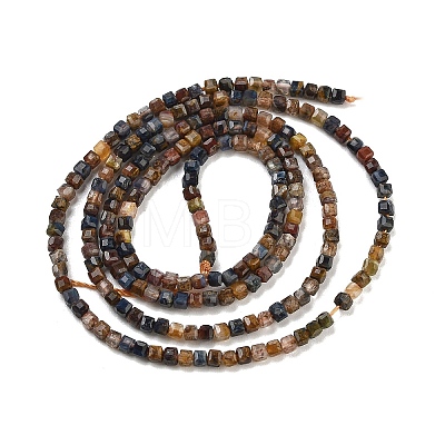 Natural Pietersite Beads Strands G-H042-B10-01-1