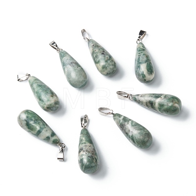 Natural Qinghai Jade Pendants G-F707-01-1