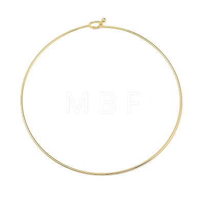 Rack Plating Brass Choker Necklaces NJEW-Q348-03G-1