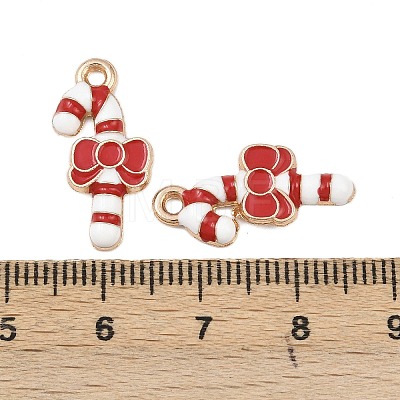 Christmas Alloy Enamel Pendants FIND-I067-02KCG-14A-1