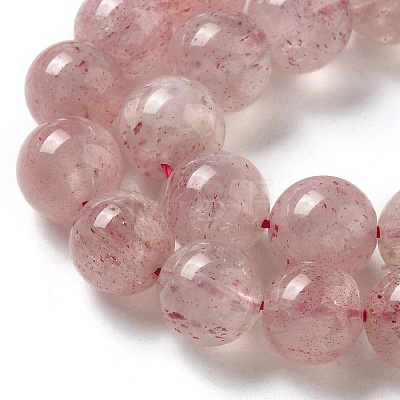 Natural Strawberry Quartz Beads Strands G-L595-C03-04-1