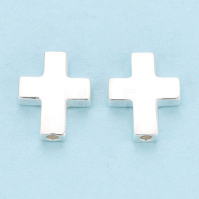 925 Sterling Silver Religion Cross Beads STER-N016-122S-1