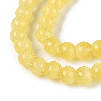 Acrylic Imitation Cat Eye Beads Strands OACR-Q197-01A-17-1