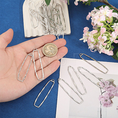 20Pcs Alloy Open Back Bezel Big Pendants FIND-CA0011-76-1