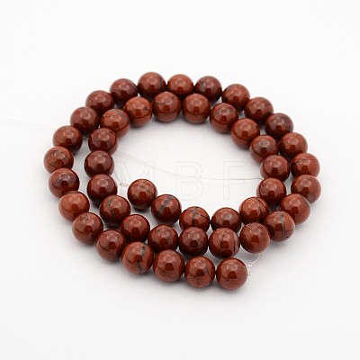 Natural Gemstone Round Bead Strands G-J302-08-10mm-1