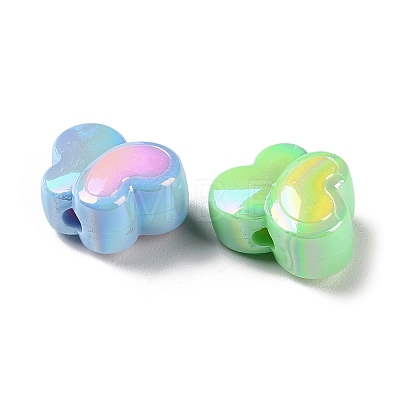 AB Color Plated Acrylic Beads SACR-I005-12A-1