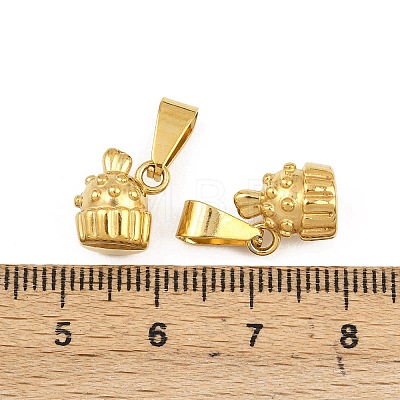 304 Stainless Steel Pendants STAS-B167-21C-G-1