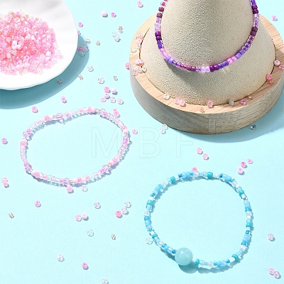 Mixed Style Glass Seed Bead Sets SEED-YW0002-60A-1