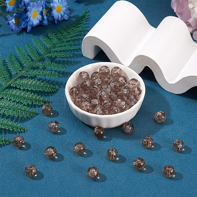 80Pcs Handmade Transparent Lampwork Beads FIND-TAD0001-04F-1