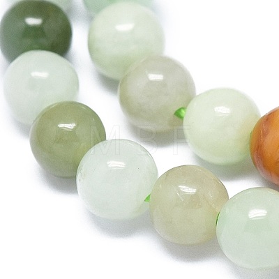 Natural Jadeite Beads Strands G-G789-01A-1