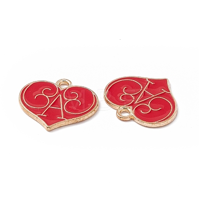 Alloy Enamel Pendants ENAM-H039-03G-D-1