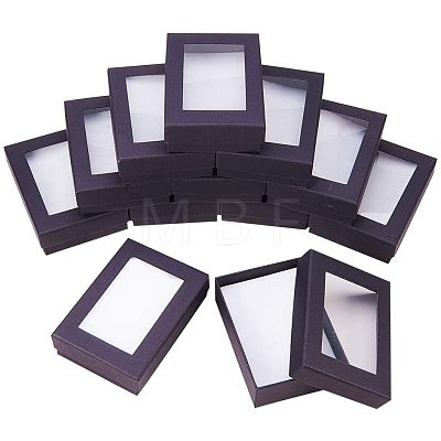 Rectangle Valentines Day Presents Packages Cardboard Jewelry Set Boxes CBOX-NB0001-04-1
