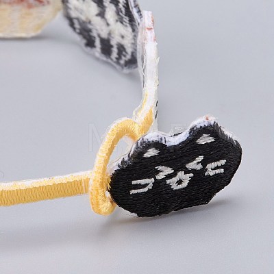 Embroidery Bracelets for Girls BJEW-H535-05-1