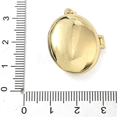 Brass Locket Pendants KK-A282-18G-1