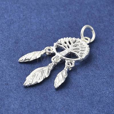 925 Sterling Silver Pendants STER-P057-05S-1