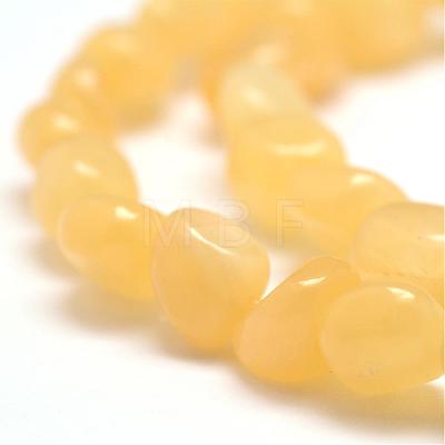 Natural Honey Jade Beads Strands G-F464-10-1