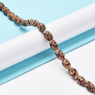 Tibetan Style dZi Beads G-K167-02-04-1