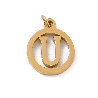 304 Stainless Steel Charms
with Jump Ring LS-STAS-R001-02G-U-1