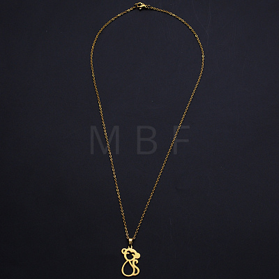 201 Stainless Steel Pendants Necklaces NJEW-S105-JN702-45-2-1