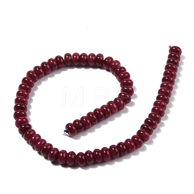 Dyed Natural White Jade Beads Strands G-G107-A11-01-1