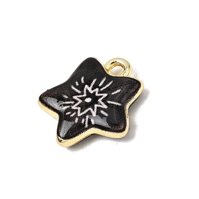 Printed Alloy Pendants ENAM-F160-05A-G-1