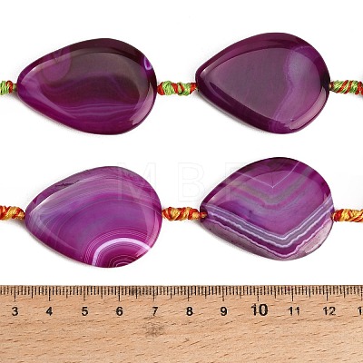 Natural Banded Agate/Striped Agate Beads Strands GG-CBAE0EB-01A-06-1