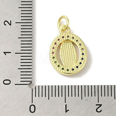 Brass Micro Pave Cubic Zirconia Pendants KK-M283-21A-02-1